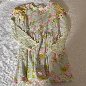 Matilda Jane Bloom Kids Dress - Blue, Pink, Yellow